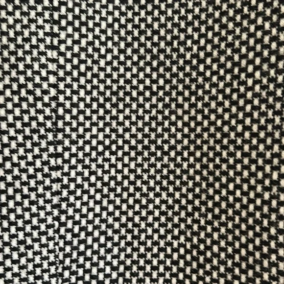 Tahari Black White Check Open Front Lined Blazer Size 14 - Picture 10 of 14